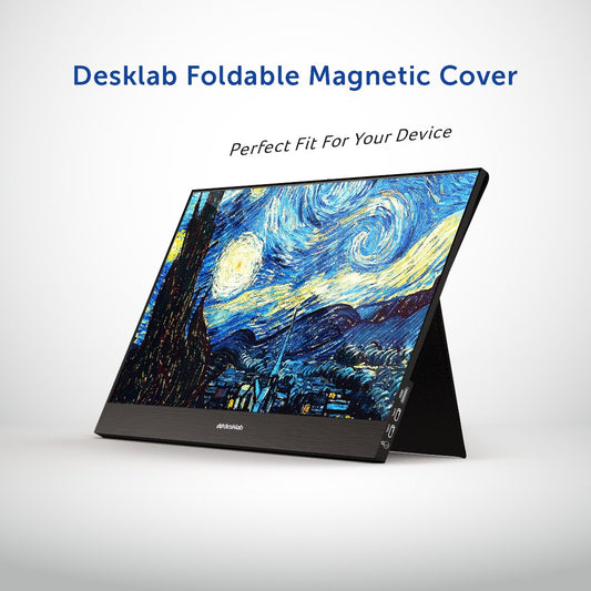 Desklab Foldable Magnetic Stand + Cover - Desklab Monitor