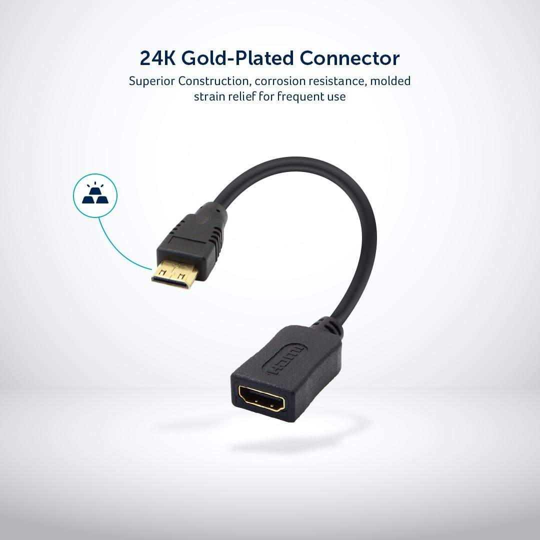 Female HDMI to mini HDMI - Desklab Monitor