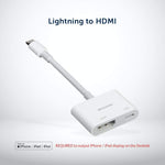 Load image into Gallery viewer, Apple MFi Certified iPhone / iPad Lightning to HDMI Adapter [REQUIRED for iPhone / iPad output] - Desklab Monitor

